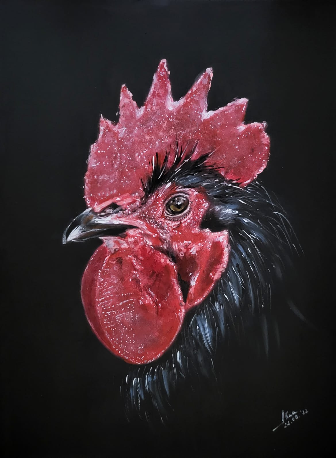 ArteDiAlina.com painting: L’Araldo dell’alba / Dawn call